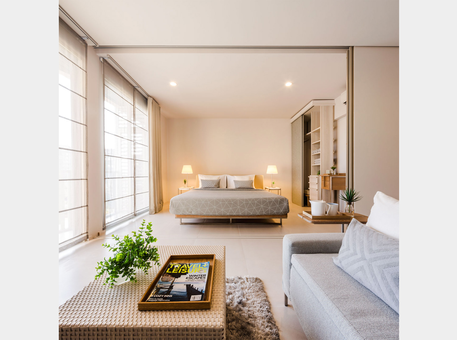 Condo Thewtalay Aquamarine ChaAm-HuaHin-Interior Living