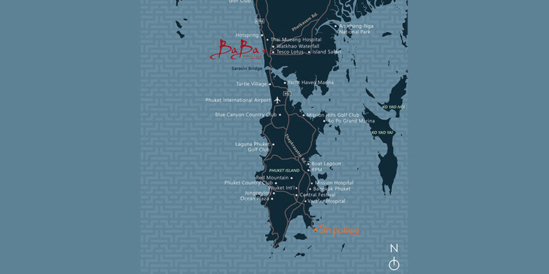 BabaBeachClub Hotel Phuket-Map Location
