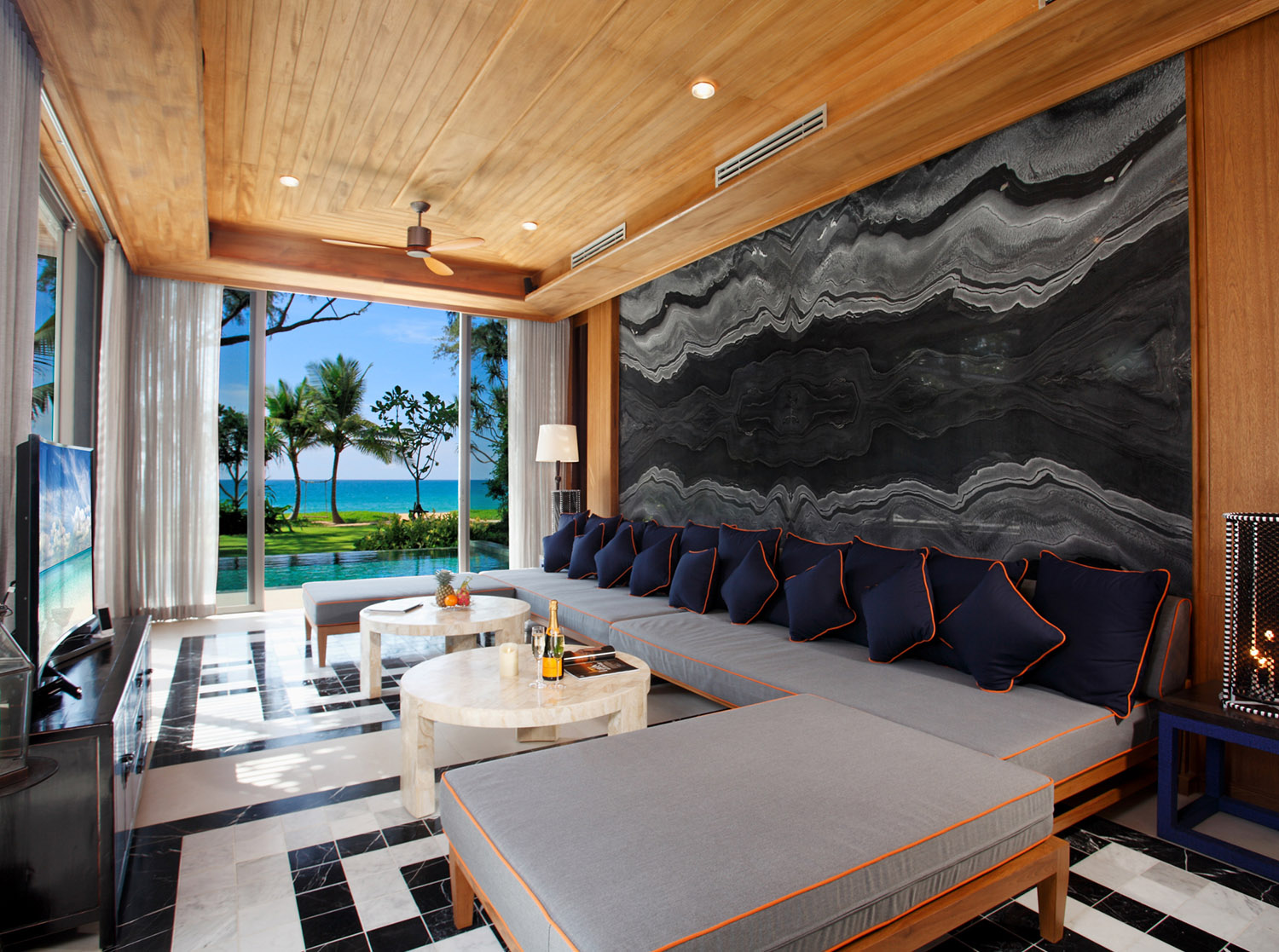 BabaBeachClub Residences Phuket-Interior Living