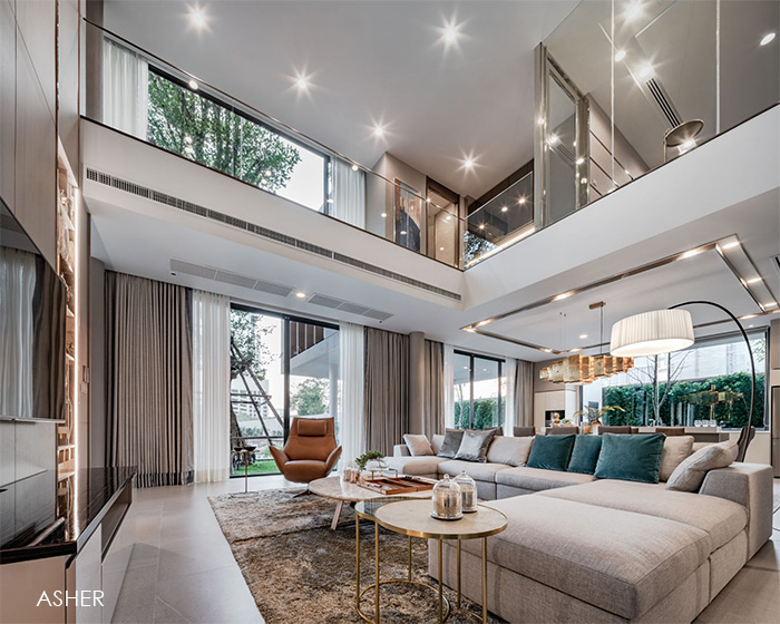 Baan Issara Residence Rama 9-Interior Living