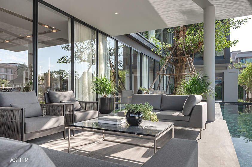 Baan Issara Residence Rama 9-Interior Living