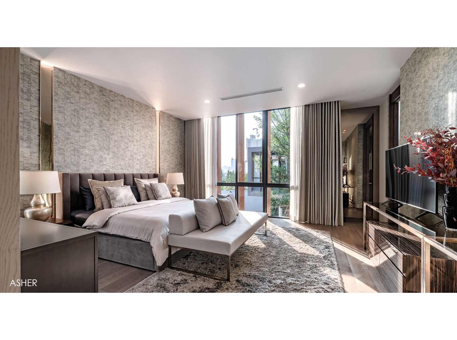 Baan Issara Residence Rama 9-Interior Living